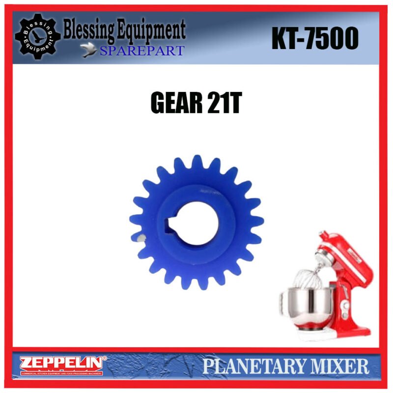 KT-7500 SPAREPART RODA GIGI | GEAR 21T Planetary Mixer ZEPPELIN KT 7500 GEAR | GIGI TRANSMISI | TRANSMISI RODA INTERNAL 21 GIGI MESIN PENGADUK ADONAN | MIXER KT7500 ZEPPELIN - Image 5