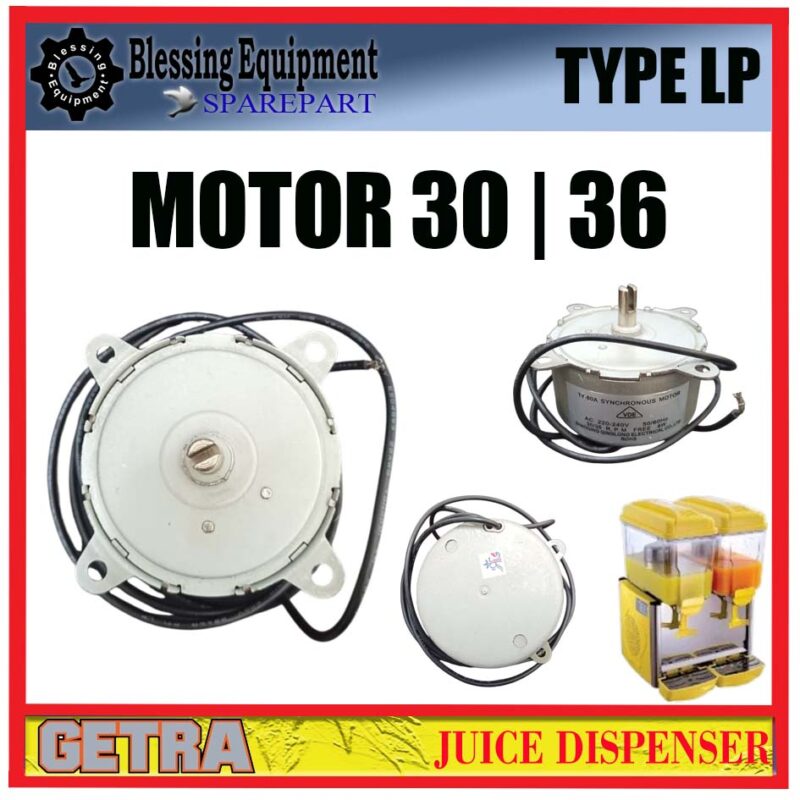 LP-12X1 LP-12X2 LP-12X3 SPAREPART DINAMO | MOTOR 30/36 Juice Dispenser GEA GETRA TYPE LP 30 | 36 MOTOR PENGGERAK SISTEM ADUK JUS DISPENSER LP 30 36 GEA GETRA