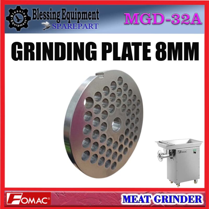 MGD-32A SPAREPART SARINGAN | PIRINGAN | GRINDING PLATE 8MM Meat Grinder FOMAC MGD 32A PIRING GILINGAN | SARINGAN 8 MM MESIN PENGGILING DAGING MGD32A FOMAC MGD-32A SPAREPART SARINGAN | PIRINGAN | GRINDING PLATE 8MM Meat Grinder FOMAC MGD 32A PIRING GILINGAN | SARINGAN 8 MM MESIN PENGGILING DAGING MGD32A FOMAC - Image 4