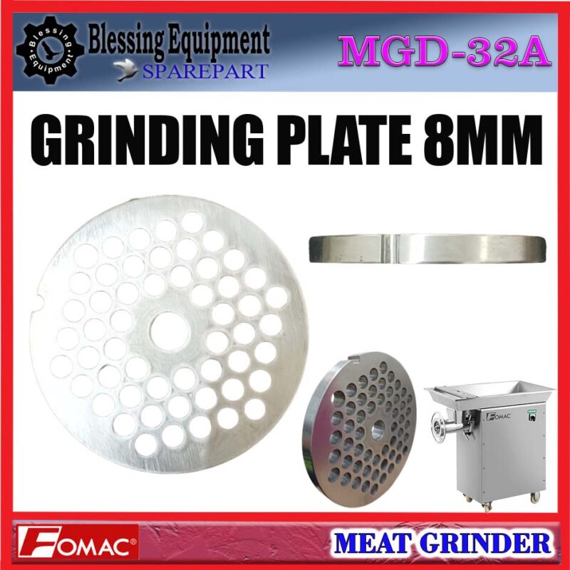 MGD-32A SPAREPART SARINGAN | PIRINGAN | GRINDING PLATE 8MM Meat Grinder FOMAC MGD 32A PIRING GILINGAN | SARINGAN 8 MM MESIN PENGGILING DAGING MGD32A FOMAC MGD-32A SPAREPART SARINGAN | PIRINGAN | GRINDING PLATE 8MM Meat Grinder FOMAC MGD 32A PIRING GILINGAN | SARINGAN 8 MM MESIN PENGGILING DAGING MGD32A FOMAC