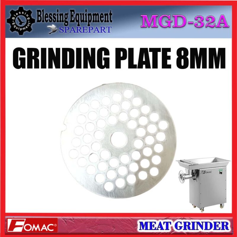 MGD-32A SPAREPART SARINGAN | PIRINGAN | GRINDING PLATE 8MM Meat Grinder FOMAC MGD 32A PIRING GILINGAN | SARINGAN 8 MM MESIN PENGGILING DAGING MGD32A FOMAC MGD-32A SPAREPART SARINGAN | PIRINGAN | GRINDING PLATE 8MM Meat Grinder FOMAC MGD 32A PIRING GILINGAN | SARINGAN 8 MM MESIN PENGGILING DAGING MGD32A FOMAC - Image 5