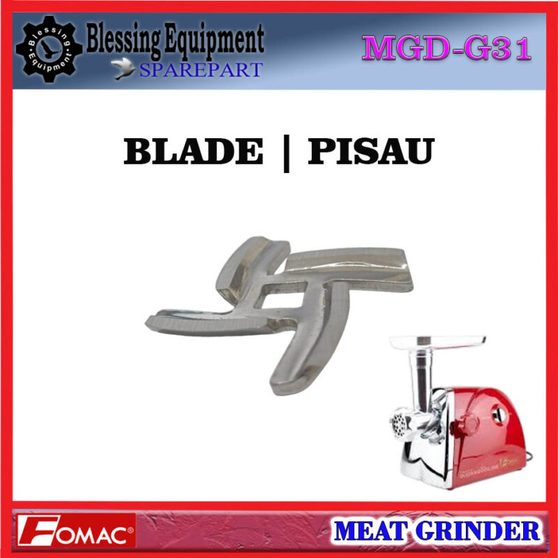 MGD-G31 SPAREPART KNIFE | PISAU | BLADE 4 MATA Meat Grinder MGD G31 FOMAC CROSS KNIFE | MATA PISAU SILANG UNTUK MESIN PENGGILING DAGING MGDG31 FOMAC - Image 3