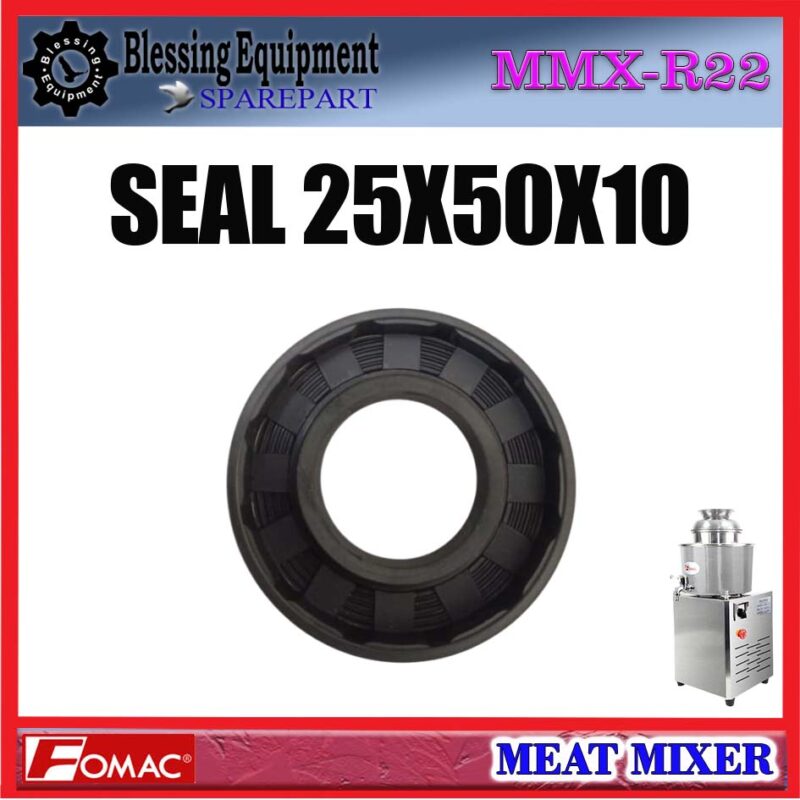 MMX-R22 SPAREPART SEAL 25X50X10MM | OIL SEAL | TC OIL SEAL Meat Mixer FOMAC MMX R22 SEGEL KARET | KARET HITAM 25 X 50 X 10 | KARET SEAL | SEGEL OLI MESIN PENGADUK DAGING MMXR22 FOMAC - Image 3