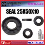 MMX-R22 SPAREPART SEAL 25X50X10MM | OIL SEAL | TC OIL SEAL Meat Mixer FOMAC MMX R22 SEGEL KARET | KARET HITAM 25 X 50 X 10 | KARET SEAL | SEGEL OLI MESIN PENGADUK DAGING MMXR22 FOMAC