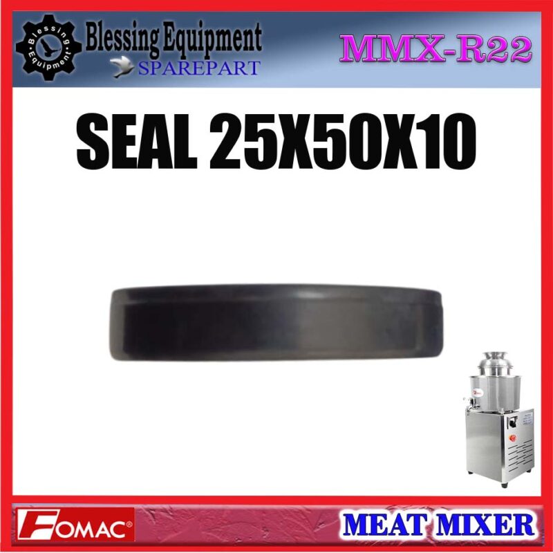MMX-R22 SPAREPART SEAL 25X50X10MM | OIL SEAL | TC OIL SEAL Meat Mixer FOMAC MMX R22 SEGEL KARET | KARET HITAM 25 X 50 X 10 | KARET SEAL | SEGEL OLI MESIN PENGADUK DAGING MMXR22 FOMAC - Image 4