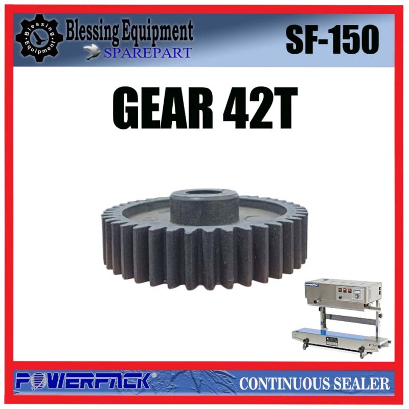 SF-150 SPAREPART GEAR 42T Continuous Band Sealer POWERPACK SF 150 RODA GIGI 42 MESIN SEALER SF150 POWERPACK - Image 4