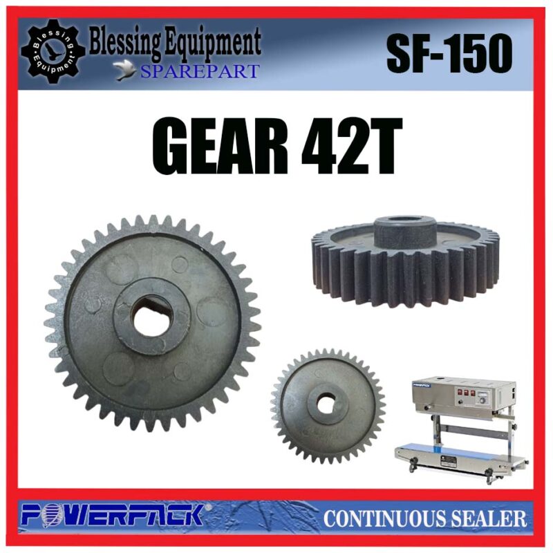 SF-150 SPAREPART GEAR 42T Continuous Band Sealer POWERPACK SF 150 RODA GIGI 42 MESIN SEALER SF150 POWERPACK