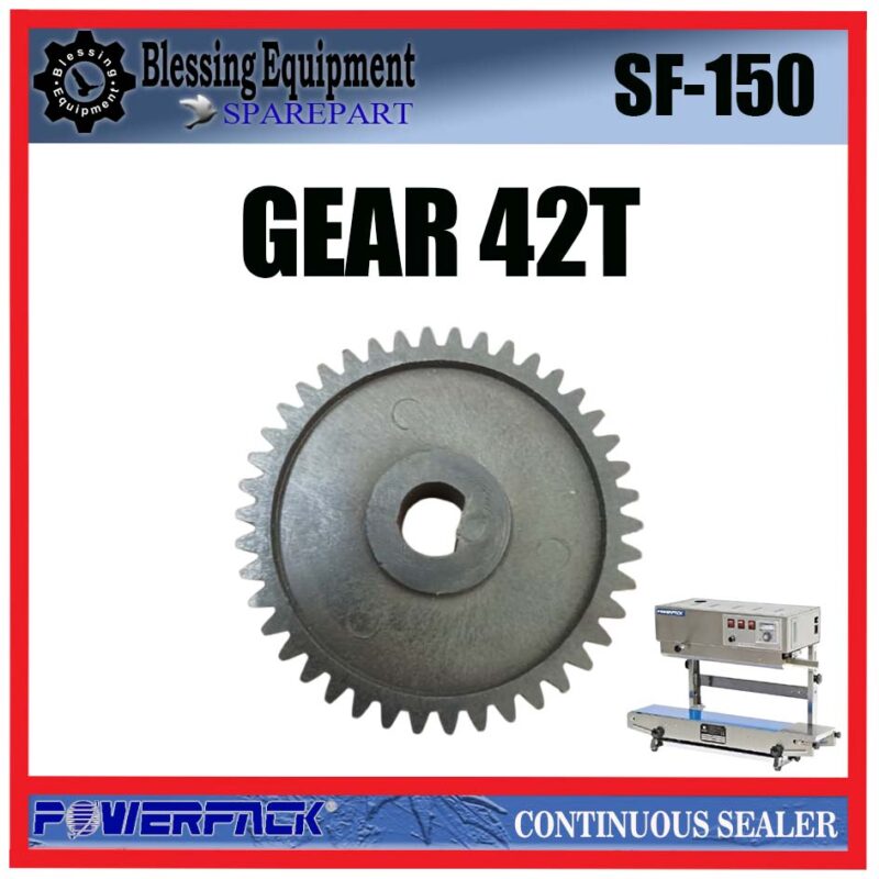 SF-150 SPAREPART GEAR 42T Continuous Band Sealer POWERPACK SF 150 RODA GIGI 42 MESIN SEALER SF150 POWERPACK - Image 3