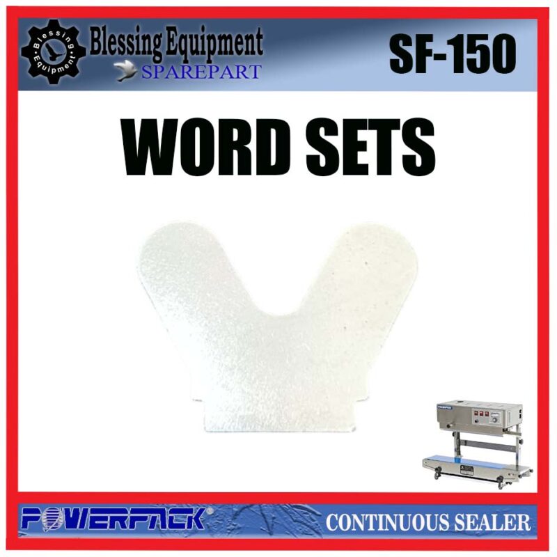 SF-150 SPAREPART WORD SETS Continuous Band Sealer POWERPACK SF 150 KARAKTER HURUF | ANGKA CETAKAN EXPIRED MESIN SEALER SF150 POWERPACK - Image 5