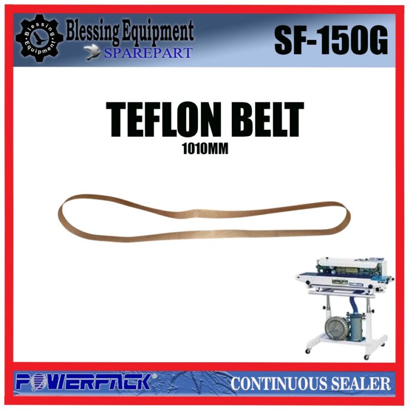 SF-150G SPAREPART KAIN TEFLON | TEFLON BELT 50,5CM | 15 X 1010 MM Continuous Band Sealer POWERPACK SF 150G SABUK TEFLON 50,5CM MESIN SEALER PACKAGING POWERPACK SF150G - Image 4