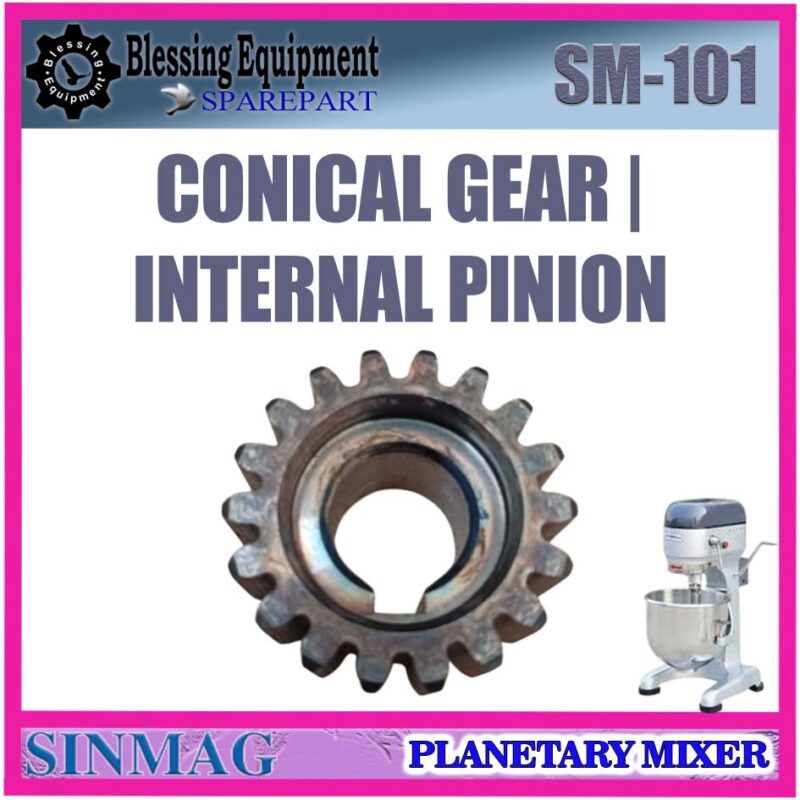 SM-101 SPAREPART GEAR PINION 18T Planetary Mixer SINMAG SM 101 RODA GIGI PINION | GEAR 18 GIGI MESIN PENGADUK ADONAN | MIXER SM101 SINMAG SM-101 SPAREPART GEAR PINION 18T Planetary Mixer SINMAG SM 101 RODA GIGI PINION | GEAR 18 GIGI MESIN PENGADUK ADONAN | MIXER SM101 SINMAG - Image 5