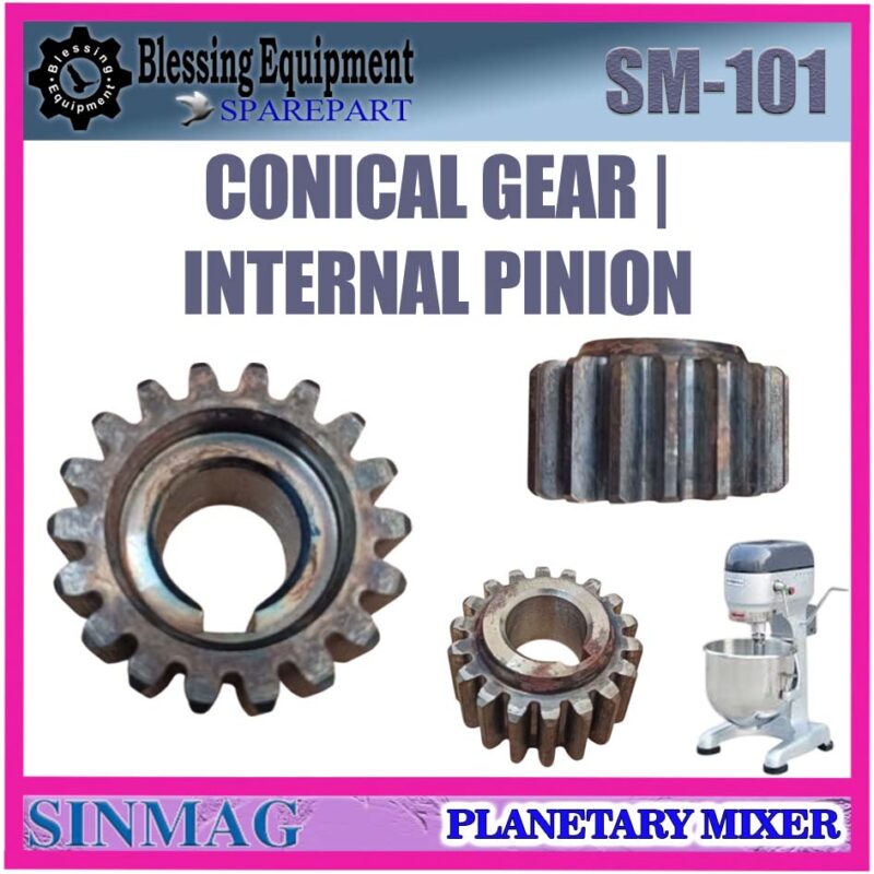 SM-101 SPAREPART GEAR PINION 18T Planetary Mixer SINMAG SM 101 RODA GIGI PINION | GEAR 18 GIGI MESIN PENGADUK ADONAN | MIXER SM101 SINMAG SM-101 SPAREPART GEAR PINION 18T Planetary Mixer SINMAG SM 101 RODA GIGI PINION | GEAR 18 GIGI MESIN PENGADUK ADONAN | MIXER SM101 SINMAG