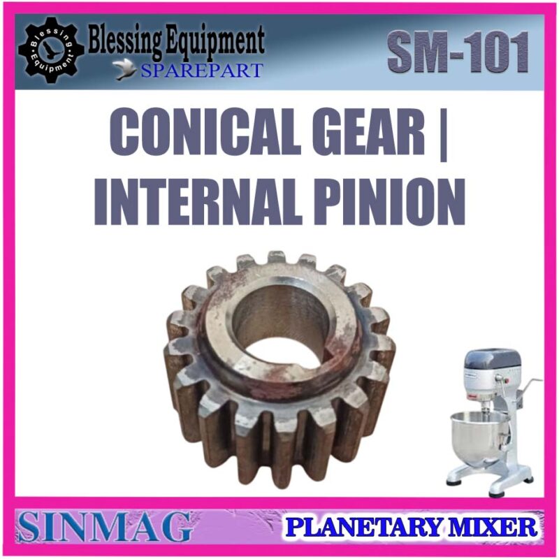 SM-101 SPAREPART GEAR PINION 18T Planetary Mixer SINMAG SM 101 RODA GIGI PINION | GEAR 18 GIGI MESIN PENGADUK ADONAN | MIXER SM101 SINMAG SM-101 SPAREPART GEAR PINION 18T Planetary Mixer SINMAG SM 101 RODA GIGI PINION | GEAR 18 GIGI MESIN PENGADUK ADONAN | MIXER SM101 SINMAG - Image 3