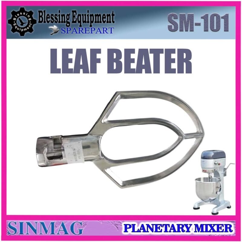 SM-101 SPAREPART LEAF SHAPE BEATER 10L | LEAF Planetary Mixer SINMAG SM 101 FLAT BEATER | PADDLE BEATER | PENGADUK BERBENTUK DAUN UNTUK MESIN PENGADUK ADONAN 10 LITER | MIXER SM101 SINMAG SM-101 SPAREPART LEAF SHAPE BEATER 10L | LEAF Planetary Mixer SINMAG SM 101 FLAT BEATER | PADDLE BEATER | PENGADUK BERBENTUK DAUN UNTUK MESIN PENGADUK ADONAN 10 LITER | MIXER SM101 SINMAG