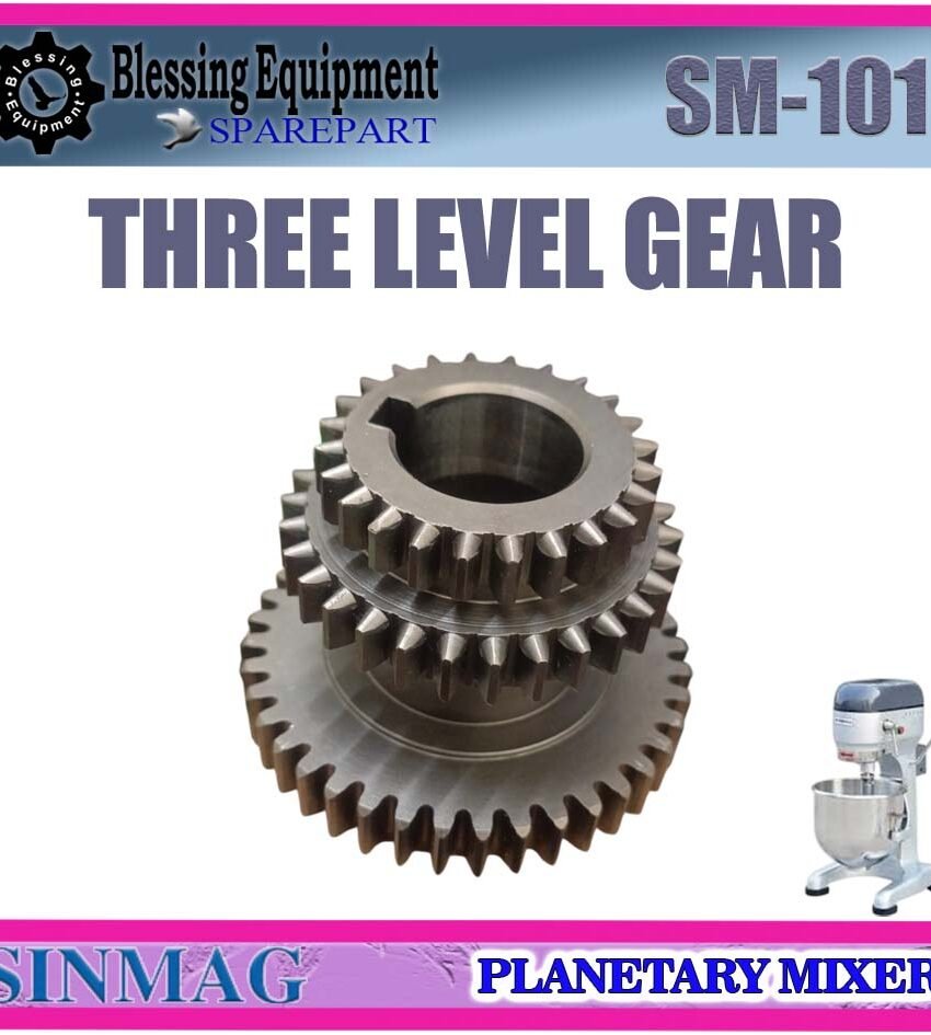 SM-101 | LP-101 SPAREPART THREE LEVEL GEAR 10L Planetary Mixer SINMAG LUNPANG SM 101 LP 101 GIGI SUSUN 3 TINGKAT | THREE PLY GEAR | GIGI TRANSMISI TINGKAT MIXER 10LITER SM101 LP101 SINMAG LUNPANG