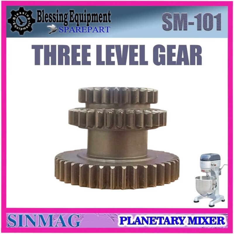 SM-101 | LP-101 SPAREPART THREE LEVEL GEAR 10L Planetary Mixer SINMAG LUNPANG SM 101 LP 101 GIGI SUSUN 3 TINGKAT | THREE PLY GEAR | GIGI TRANSMISI TINGKAT MIXER 10LITER SM101 LP101 SINMAG LUNPANG - Image 4
