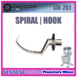 SM-201 SPAREPART SPIRAL | HOOK 20L Planetary Mixer SINMAG SM 201 PENGOCOK | PENGADUK BERBENTUK KAIL | KAIT MIXER 20 LITER SM201 SINMAG