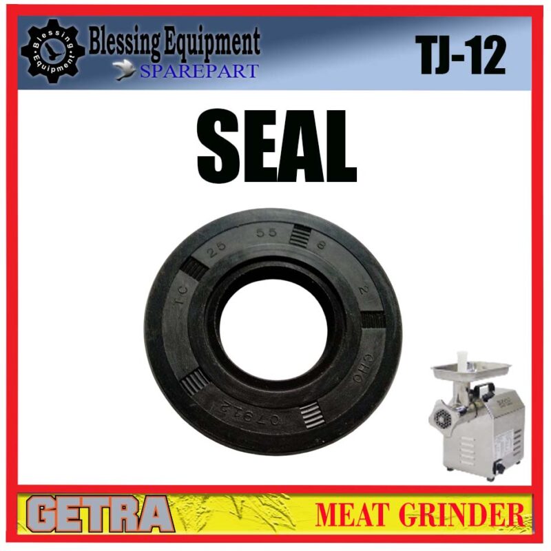 TJ-12 SPAREPART OIL SEAL | SEAL 25 X 55 X 8 Meat Grinder GETRA TJ 12 KARET HITAM | SEGEL HITAM 25X55X8 | SEAL | SEGEL POROS UTAMA MESIN PENGGILING DAGING TJ12 GETRA - Image 5