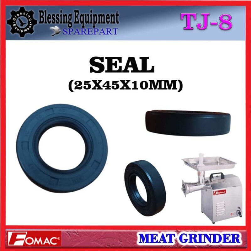 TC-8 TJ-8 SPAREPART SEAL 25 X 45 X 10 MM Meat Grinder FOMAC TC 8 TJ 8 KARET | SEGEL | OIL SEAL 25X45X10 MESIN PENGGILING DAGING TC8 TJ8 FOMAC