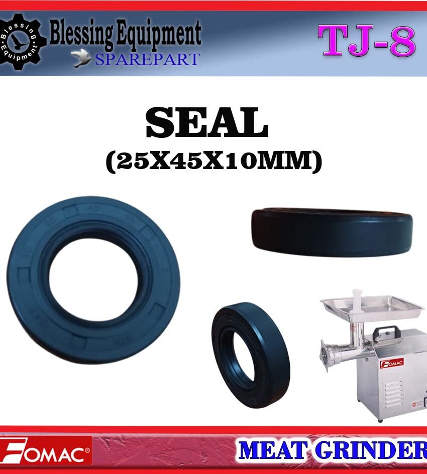TC-8 TJ-8 SPAREPART SEAL 25 X 45 X 10 MM Meat Grinder FOMAC TC 8 TJ 8 KARET | SEGEL | OIL SEAL 25X45X10 MESIN PENGGILING DAGING TC8 TJ8 FOMAC