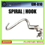 GM-B10 HOOK 10L | SPIRAL Planetary Mixer 10L GOMESIN GM B10 ALAT PENGADUK BERBENTUK KAIL | SPIRAL UNTUK MESIN PENGADUK ADONAN 10 LITER GMB10 GOMESIN