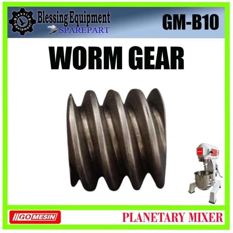 GM-B10 SPAREPART WORM GEAR | GEAR BINTANG | SPIRAL GEAR Planetary Mixer 10L GOMESIN GM B10 GEAR CACING | GEAR MATAHARI MESIN PENGADUK ADONAN 10 LITER | MIXER GMB10 GOMESIN