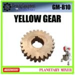 GM-B10 SPAREPART GEAR NANAS | YELLOW GEAR Z-24 Planetary Mixer 10L GOMESIN GM B10 GEAR KUNING Z=24 | GEAR MATAHARI 24 GIGI UNTUK MESIN PENGADUK ADONAN 10 LITER | MIXER GMB10 GOMESIN