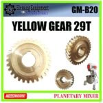 GM-B20 SPAREPART YELLOW GEAR Z-29 | GEAR NANAS 29T Planetary Mixer GOMESIN GM B20 GEAR MATAHARI | 29 GIGI GEAR KUNING MIXER GOMESIN GMB20