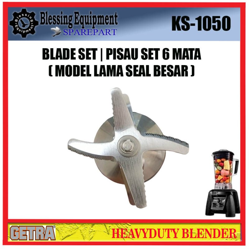 KS-1050 GETRA SPAREPART BLADE SET 6 | PISAU MATA 6 LENGKAP | KNIFE SET 6 MATA Heavyduty Blender GETRA KS 1050 6 BILAH MATA | KNIFE 6 BLENDER BLADE GROUP 6 GETRA KS1050 - Image 5