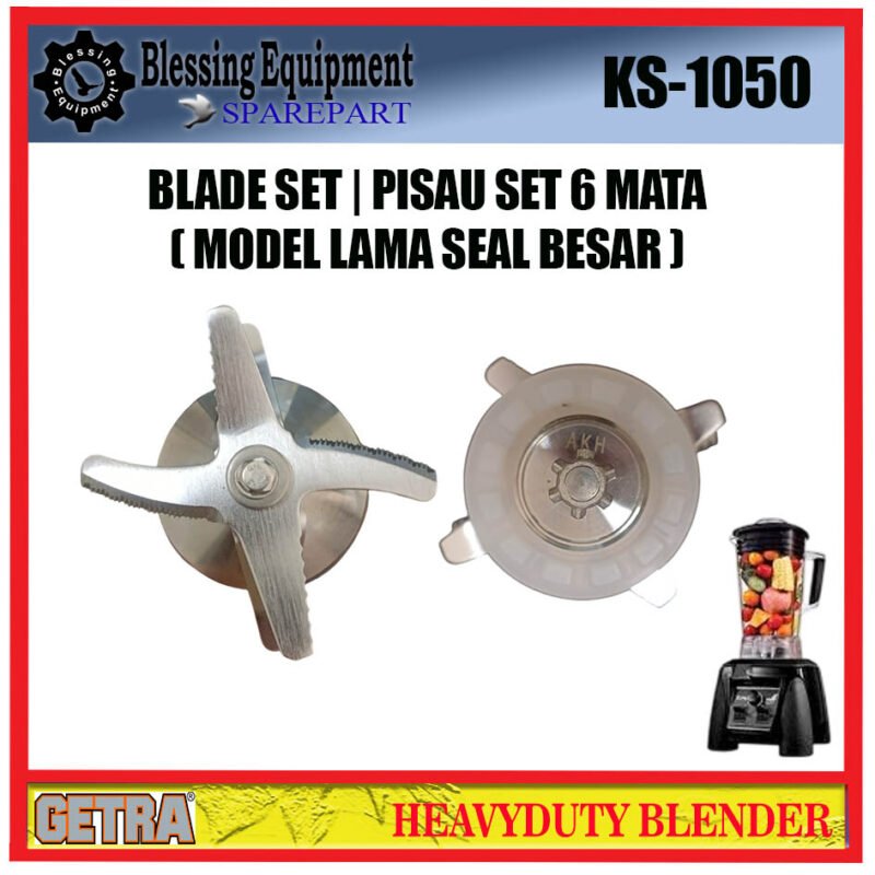 KS-1050 GETRA SPAREPART BLADE SET 6 | PISAU MATA 6 LENGKAP | KNIFE SET 6 MATA Heavyduty Blender GETRA KS 1050 6 BILAH MATA | KNIFE 6 BLENDER BLADE GROUP 6 GETRA KS1050 - Image 4
