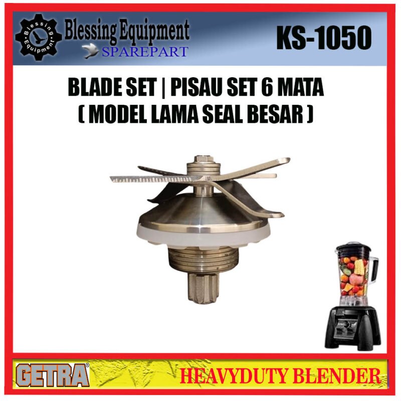 KS-1050 GETRA SPAREPART BLADE SET 6 | PISAU MATA 6 LENGKAP | KNIFE SET 6 MATA Heavyduty Blender GETRA KS 1050 6 BILAH MATA | KNIFE 6 BLENDER BLADE GROUP 6 GETRA KS1050 - Image 2