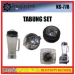 KS-778 GETRA SPAREPART JAR SET | WADAH LENGKAP | Tabung Set 2L Gelas Komplit Blender GETRA 2 LITER TABUNG GETRA