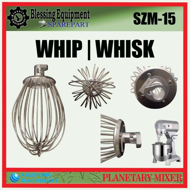 SZM-15 SPAREPART WHIP | WHISK Planetary Mixer 15L XUZHONG SZM 15 PENGADUK BERBENTUK BALON UNTUK MESIN PENGADUK ADONAN | MIXER 15 LITER SZM15 XUZHONG - Image 3