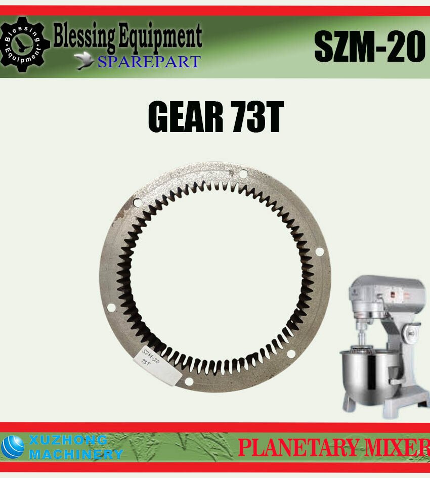 SZM-20 SPAREPART INNER GEAR 73 TEETH | INTERNAL GEAR 73T Planetary Mixer 20L XUZHONG SMZ 20 RING GEAR | RODA PENGGERAK INTERNAL 73 GIGI UNTUK MESIN PENGADUK ADONAN 20 LITER SZM20 XUZHONG