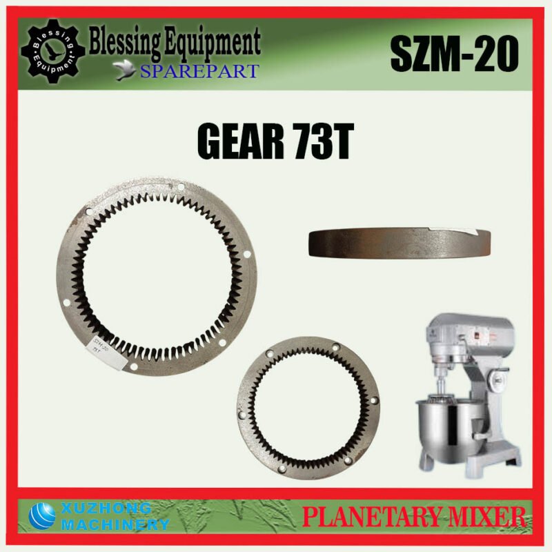 SZM-20 SPAREPART INNER GEAR 73 TEETH | INTERNAL GEAR 73T Planetary Mixer 20L XUZHONG SMZ 20 RING GEAR | RODA PENGGERAK INTERNAL 73 GIGI UNTUK MESIN PENGADUK ADONAN 20 LITER SZM20 XUZHONG - Image 5