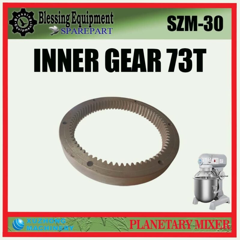 SZM-30 SPAREPART INNER GEAR 73 TEETH | INTERNAL GEAR 73T Planetary Mixer XUZHONG SZM 30 RING GEAR | RODA PENGGERAK 73 GIGI UNTUK MESIN PENGADUK ADONAN SZM30 XUZHONG - Image 4