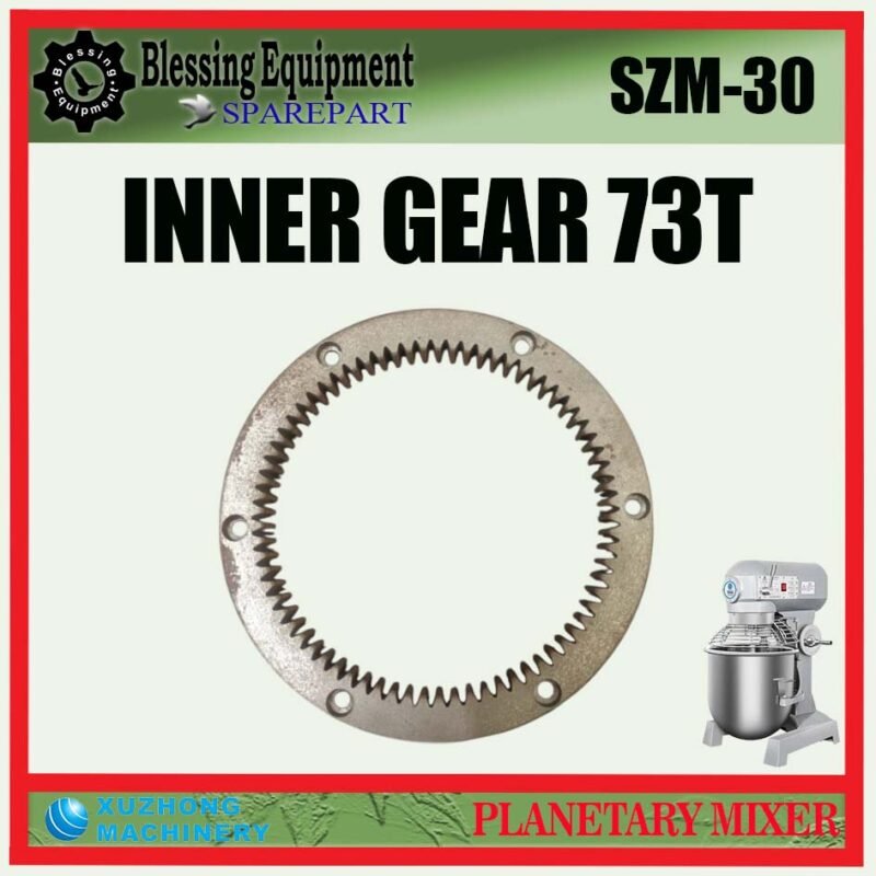 SZM-30 SPAREPART INNER GEAR 73 TEETH | INTERNAL GEAR 73T Planetary Mixer XUZHONG SZM 30 RING GEAR | RODA PENGGERAK 73 GIGI UNTUK MESIN PENGADUK ADONAN SZM30 XUZHONG - Image 3