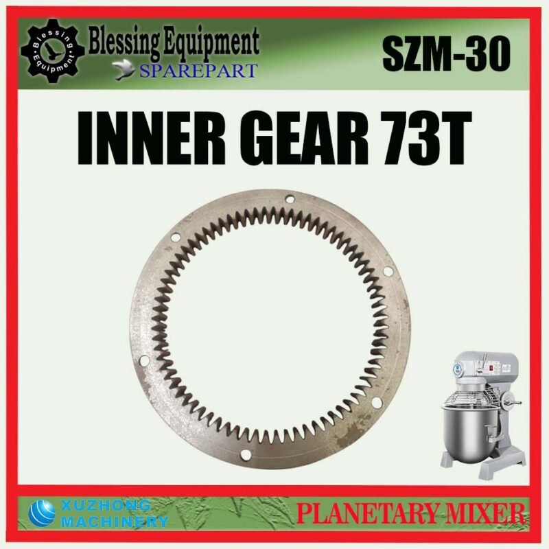 SZM-30 SPAREPART INNER GEAR 73 TEETH | INTERNAL GEAR 73T Planetary Mixer XUZHONG SZM 30 RING GEAR | RODA PENGGERAK 73 GIGI UNTUK MESIN PENGADUK ADONAN SZM30 XUZHONG - Image 6