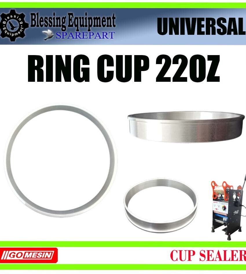 UNIVERSAL SPAREPART RING 22oz Cup Sealer GOMESIN GM-D1/GM-H3/GM-A9/GM-B9 CINCIN ADAPTOR TAMBAHAN | MATRAS PENGGANJAL | RING DUDUKAN 22oz UNTUK MESIN CUP SEALER UNIVERSAL GOMESIN