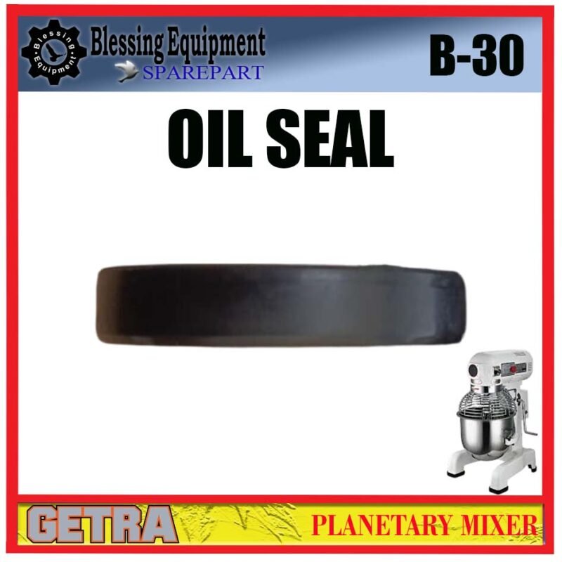 B-30 SPAREPART SEAL | OIL SEAL 30X52X10 Planetary Mixer 30L GETRA B 30 SEGEL HITAM | PENYEGEL KARET HITAM 3CM X 5,2CM X 1CM UNTUK MESIN PENGADUK ADONAN 30 LITER B30 GETRA - Image 4