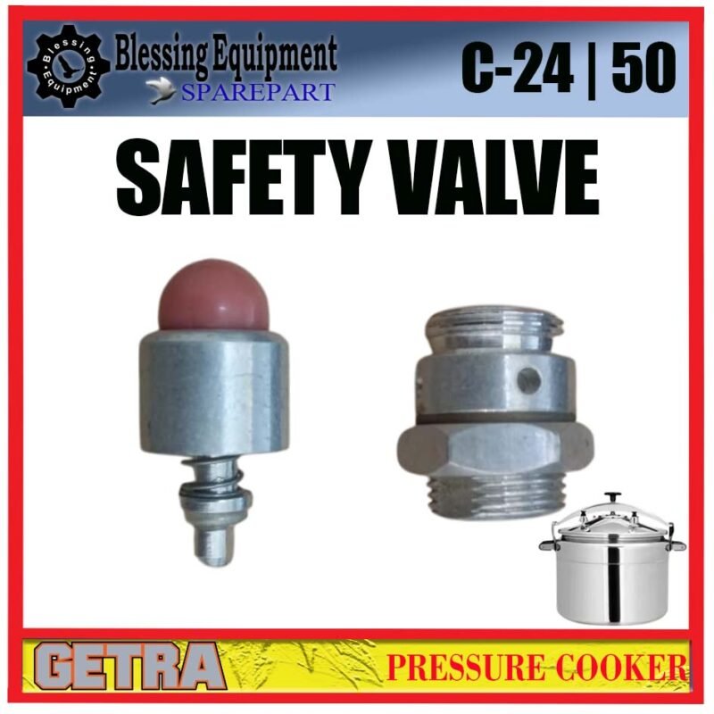 C-24 - C-50 SPAREPART PRESSURE LIMITING VALVE | SAFETY VALVE Pressure Cooker GETRA C 24 - C 50 KATUP PENGAMAN UNTUK PANCI PRESTO C24 - C50 GETRA - Image 5