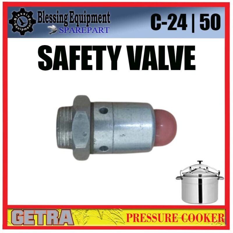 C-24 - C-50 SPAREPART PRESSURE LIMITING VALVE | SAFETY VALVE Pressure Cooker GETRA C 24 - C 50 KATUP PENGAMAN UNTUK PANCI PRESTO C24 - C50 GETRA