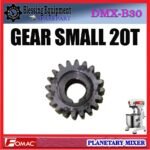 DMX-B30 SPAREPART GEAR | GEAR SMALL 20T Planetary Mixer 30L FOMAC DMX B30 RODA GIGI KECIL | RODA KECIL 20 GIGI UNTUK MESIN PENGADUK ADONAN 30 LITER DMXB30 FOMAC
