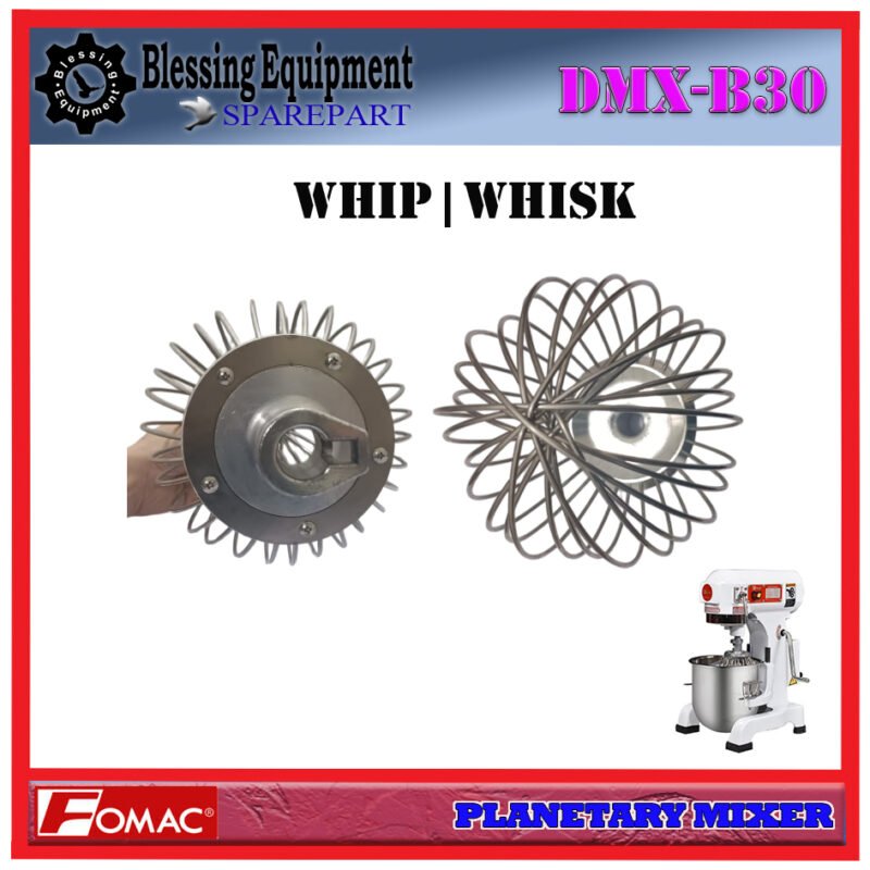 DMX-B30 SPAREPART WHIP | WHISK Planetary Mixer 30L FOMAC DMX B30 ALAT PENGADUK BERBENTUK BALON | PENGADUK KAWAT MESIN PENGADUK ADONAN 30 LITER DMXB30 FOMAC - Image 4