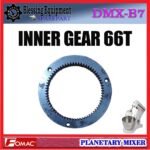 DMX-B7 SPAREPART RING GEAR 66 TEETH | INNER GEAR 66T Planetary Mixer 7L FOMAC DMX B7 INTERNAL GEAR Z-66  | RODA PENGGERAK INTERNAL 66 GIGI MESIN PENGADUK ADONAN 7 LITER DMXB7 FOMAC