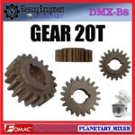 DMX-B8 SPAREPART GEAR 20T Planetary Mixer 8L FOMAC DMX B8 GIGI TRANSMISI | GIGI 20 UNTUK MESIN PENGADUK ADONAN 8 LITER DMXB8 FOMAC