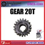 DMX-H20 SPAREPART GEAR 20T Planetary Mixer 20L FOMAC DMX H20 GEAR | RODA PENGGERAK 20 GIGI UNTUK MESIN PENGADUK ADONAN 20 LITER DMXH20 FOMAC