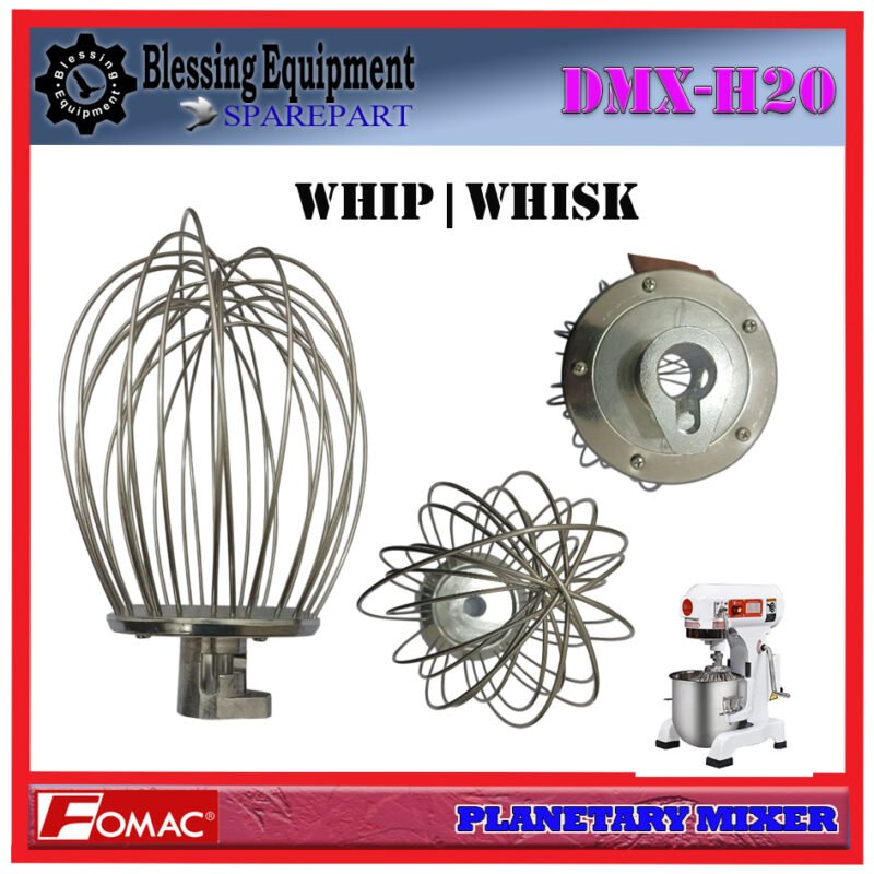 DMX-H20 SPAREPART WHIP | WHISK Planetary Mixer 20L FOMAC DMX H20 PENGOCOK KAWAT | ALAT PENGOCOK BERBENTUK BALON UNTUK MESIN PENGADUK ADONAN 20 LITER DMXH20 FOMAC