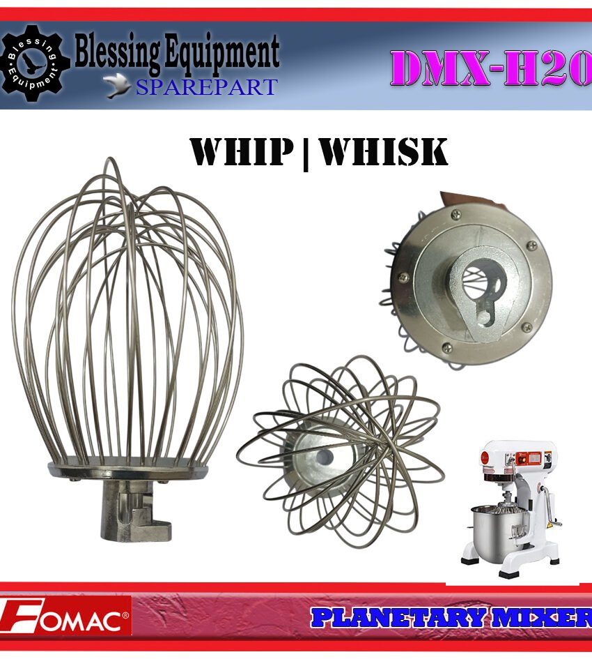 DMX-H20 SPAREPART WHIP | WHISK Planetary Mixer 20L FOMAC DMX H20 PENGOCOK KAWAT | ALAT PENGOCOK BERBENTUK BALON UNTUK MESIN PENGADUK ADONAN 20 LITER DMXH20 FOMAC