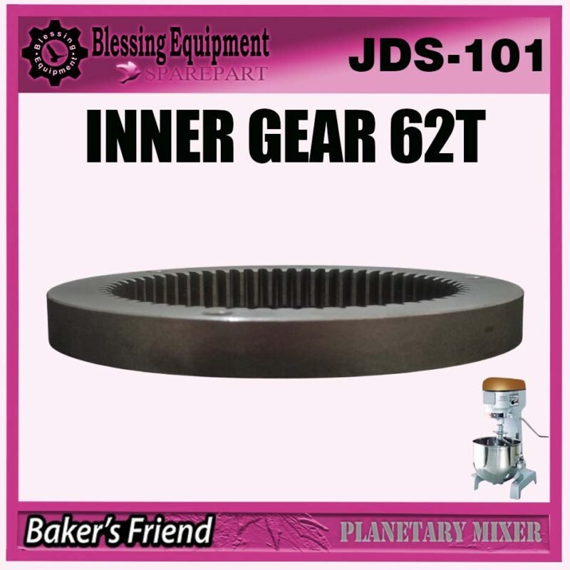 JDS-101 SPAREPART RING GEAR 62T | INTERNAL GEAR Z-62 Planetary Mixer GOOD FRIENDS JDS 101 GEAR | GIGI LINGKAR | RODA PENGGERAK 62 GIGI MESIN PENGADUK ADONAN JDS101 GOOD FRIENDS - Image 6
